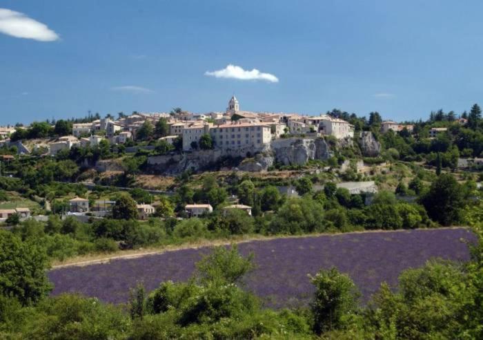 La Maison Bleue Sault-de-Vaucluse Bagian luar foto